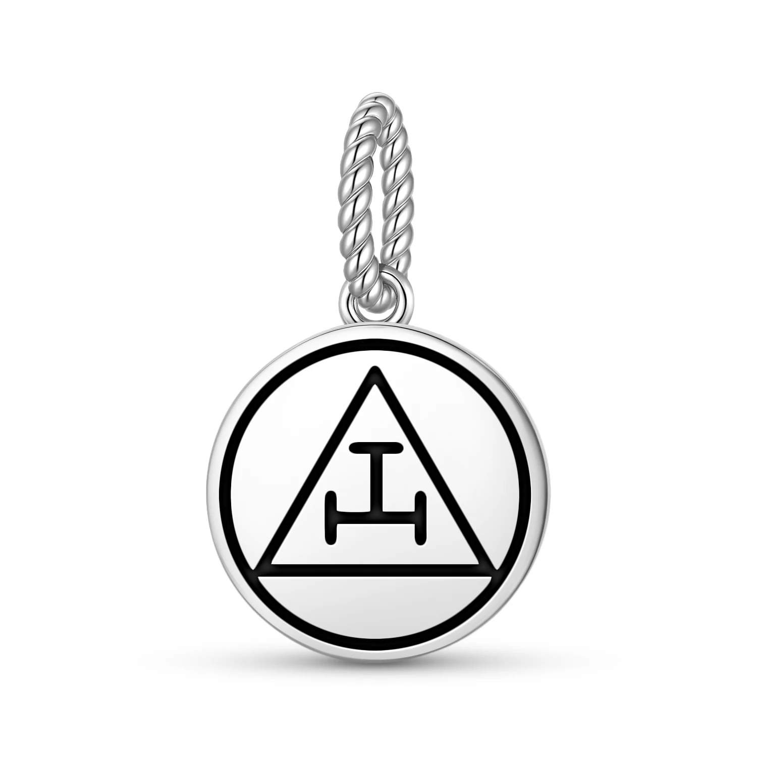 

Freemasonry The Royal Arch Pendant 925 Sterling Silver Symbol Charm Bead for Women Bracelet Necklace Jewelry Trendy