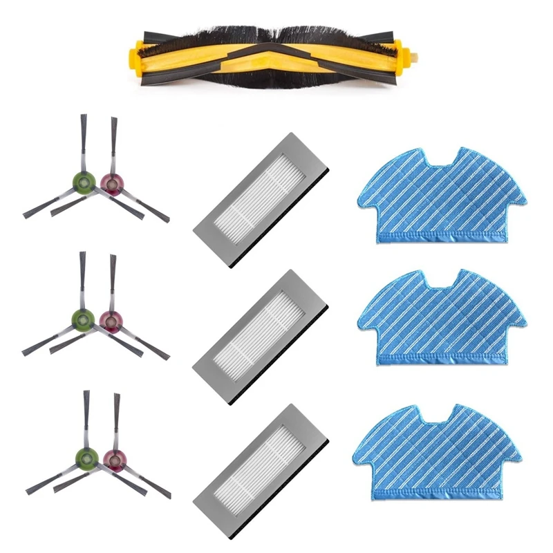 

For Ecovacs Deebot OZMO 900 905 DN55 DN35 Robotic Vacuum Accessories Main Side Brush HEPA Filter Mop Cloths