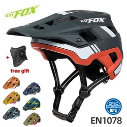 BATFOX bicycle helmet mtb casco fox mountain cycling helmet men Ultralight integral road bike bat fox helmets casco bicicleta