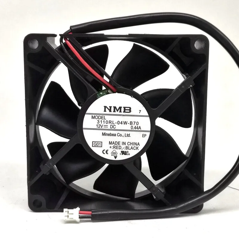 

1pcs for NMB 3110RL-04W-B70 8025 12V Dual Ball Power Fan