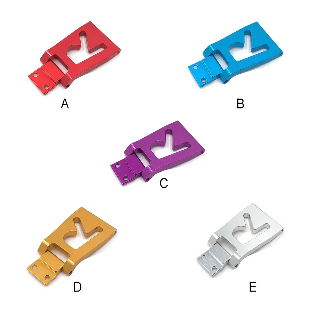 Achterstaartplaat 1:12 Crawler Auto Upgrade Onderdeel Reparatie Geschenken Zilver