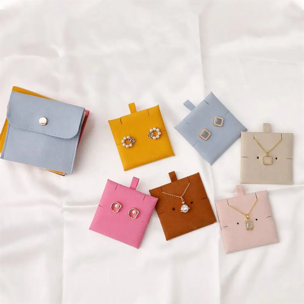 حقيبة تغليف هدايا بزر المفاجئة ، حقيبة تخزين المجوهرات ، حقيبة سوار ، جديدة