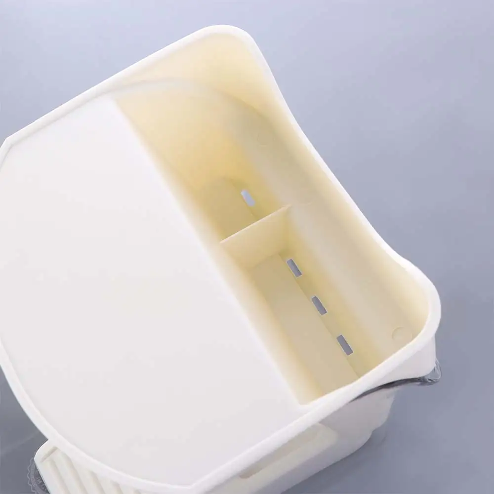 Transparent Turtle Tank Basking Area Dry Wet Separation Crab Tank Plastic with Climbing Spot Turtle Breeding Box Habitat
