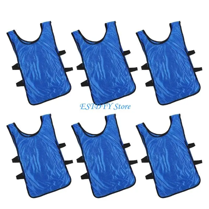 

G6DE Team Vests Soccer Bibs Practice Jerseys Athletic Pinnies Sports Training Bibs