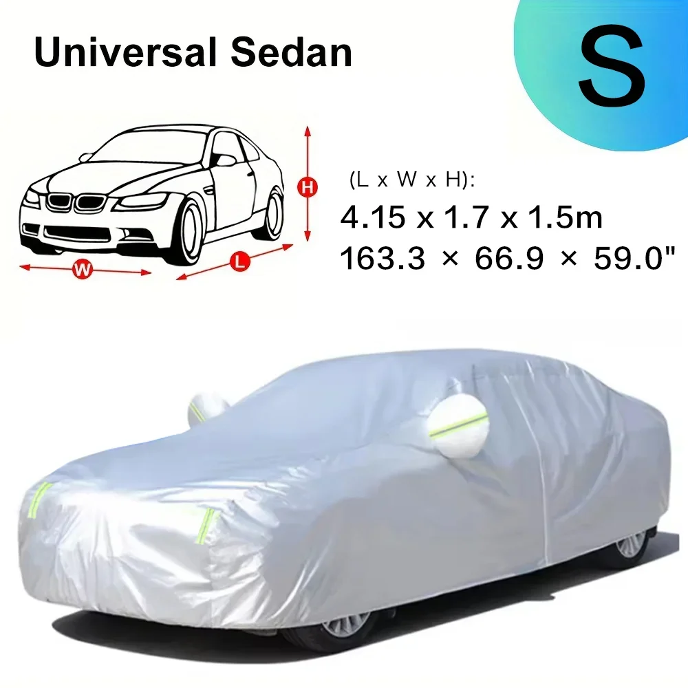

Car Cover Outdoor Protection Full Exterior Sun Snow UV Covers SUV Sedan Auto Sunshade Dustproof Scratch Resistant Waterproof