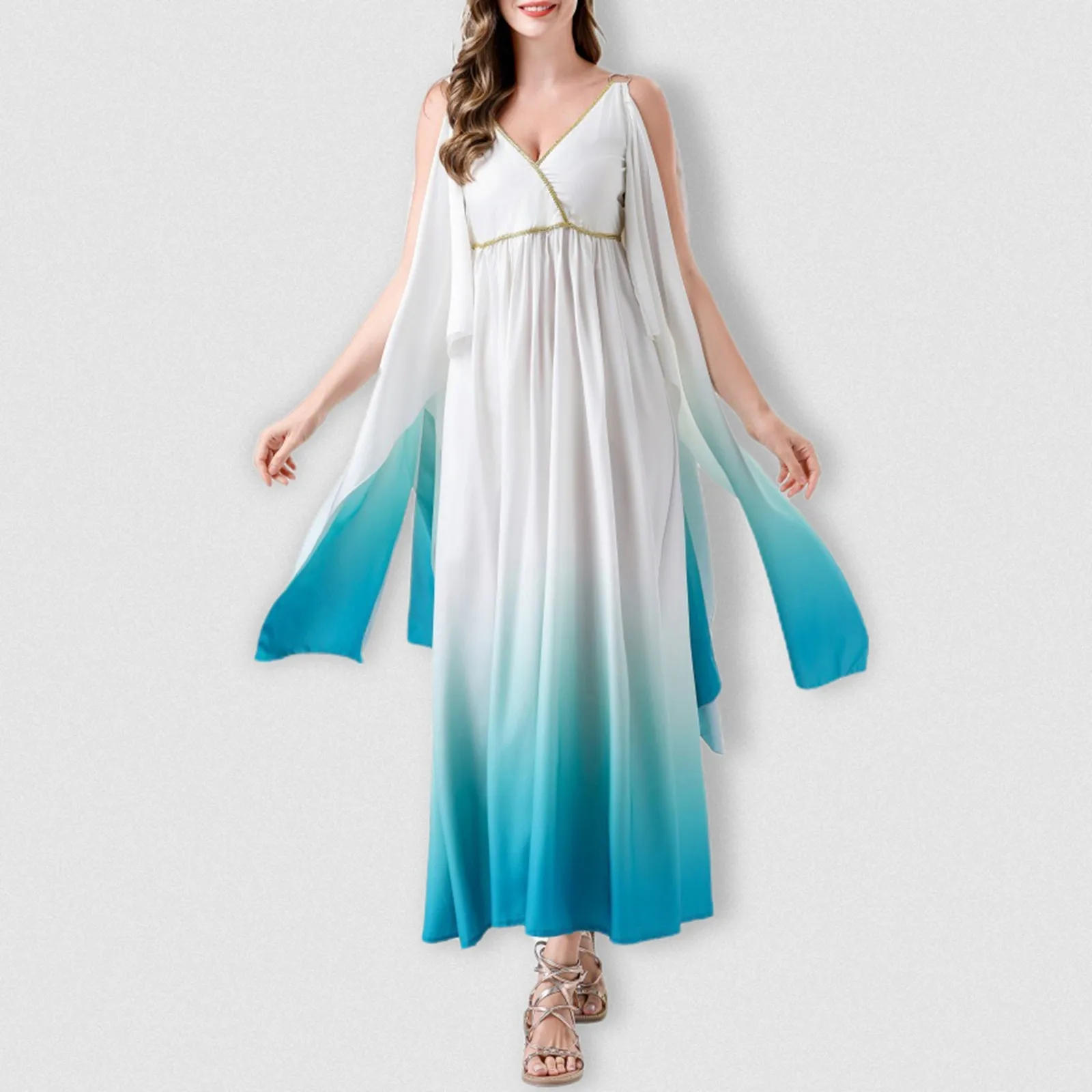 

Greek Goddess Cosplay Dresses Women's Sexy Cosplay Long Dress Cleopatra Queen Cosplay Costume Halloween Carnival Cosplay Costume