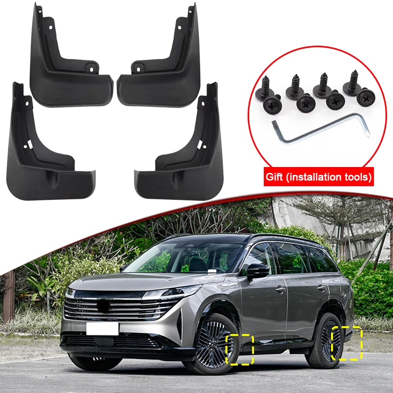 

Car Styling For NISSAN Pathfinder 2023 2024 2025 ABS Car Mud Flaps Splash Guard Mudguards MudFlaps Front Rear Fender Accessories