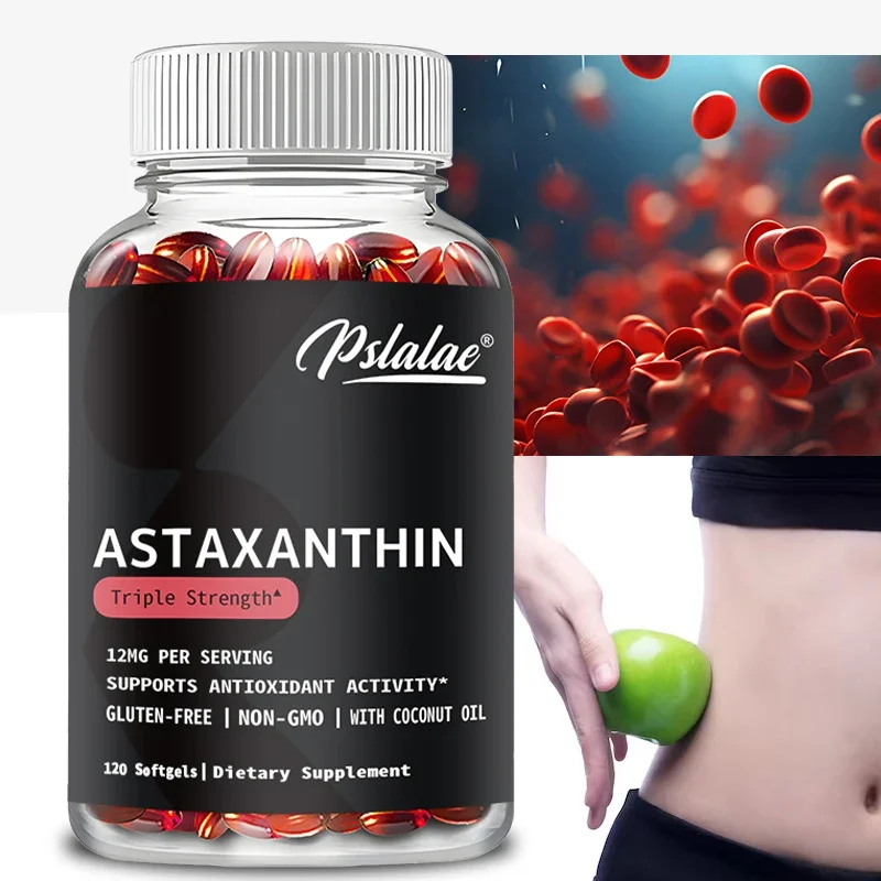 Astaxanthin - Promotes Cardiovascular Health and Accelerates Metabolism, Supports Eye and Joint Health