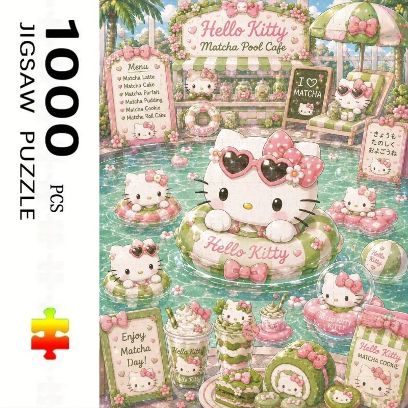 Adult Jigsaw Puzzle 500/1000/1200/2000 Pcs Puzzle Sanrio Characters Paper Puzzle Decorative Painting Exercise Brain Thinking