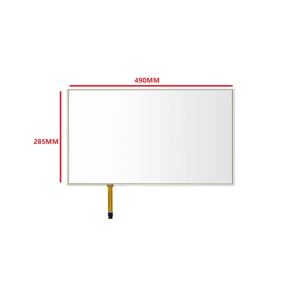 

21.5inch 5-Wire 490*285*2.3mm Resistive Touch Screen Glass Panel Digitizer 490x285mm