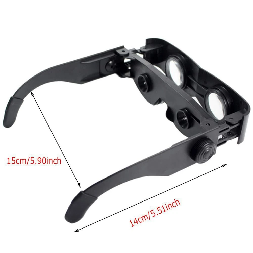 Portable Fishing Telescope Glasses Hand Free Binoculars Magnifier Adjustable Glasses