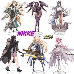 New Anime NIKKE The Goddess of Victory Stand Acrylic Figure Emma Miranda Standing Model Plate Desktop Cosplay Gift 15CM