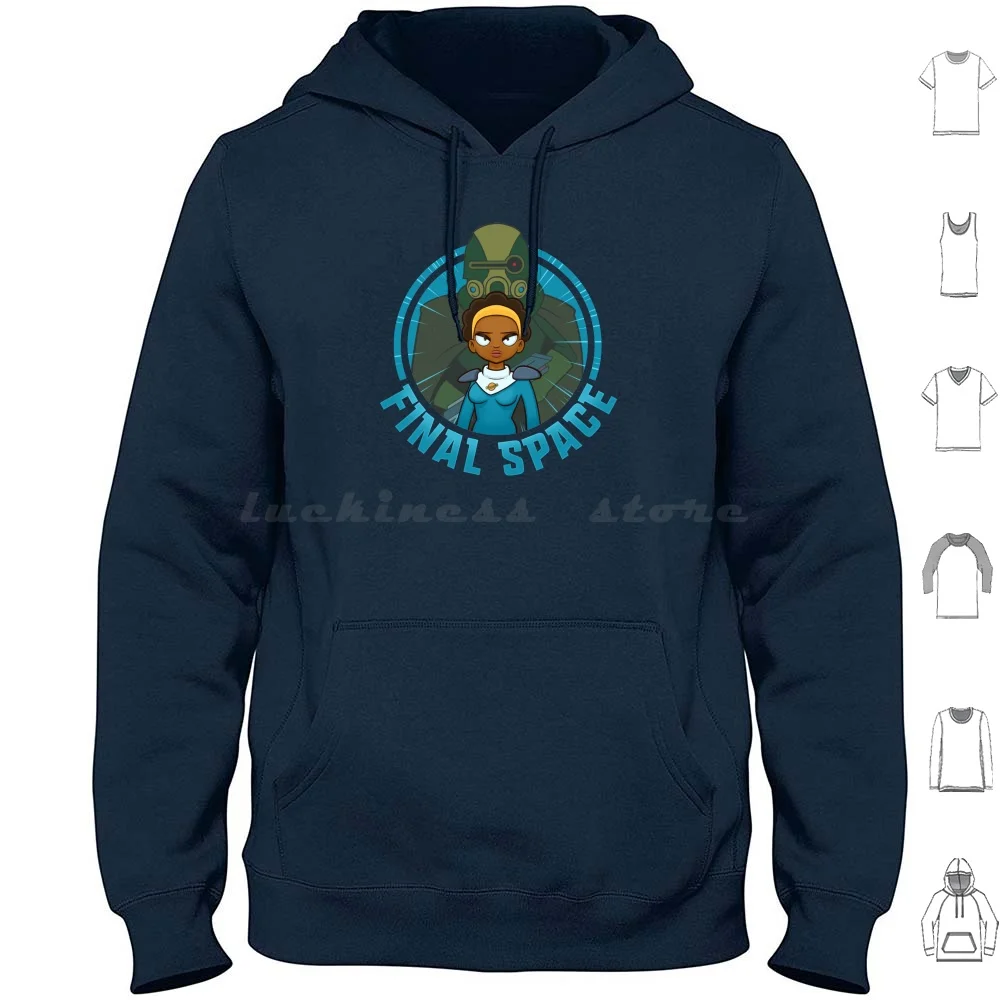 Quinn Ergon / Nightfall Illustration Hoodies Long Sleeve Quinn Ergon Nightfall Quinn Mooncake The Gary Scifi Science