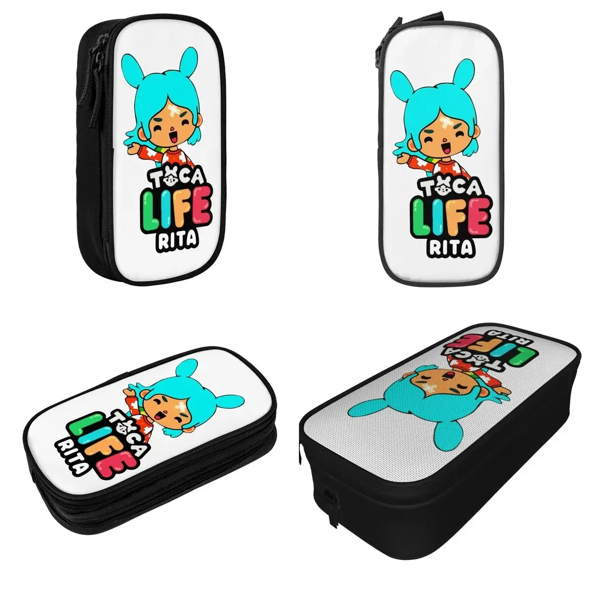 Toca Life Pencil Case Game Pencilcases Pen Holder for Girls Boys Big Capacity Pencil Bags Students School Gift Stationery