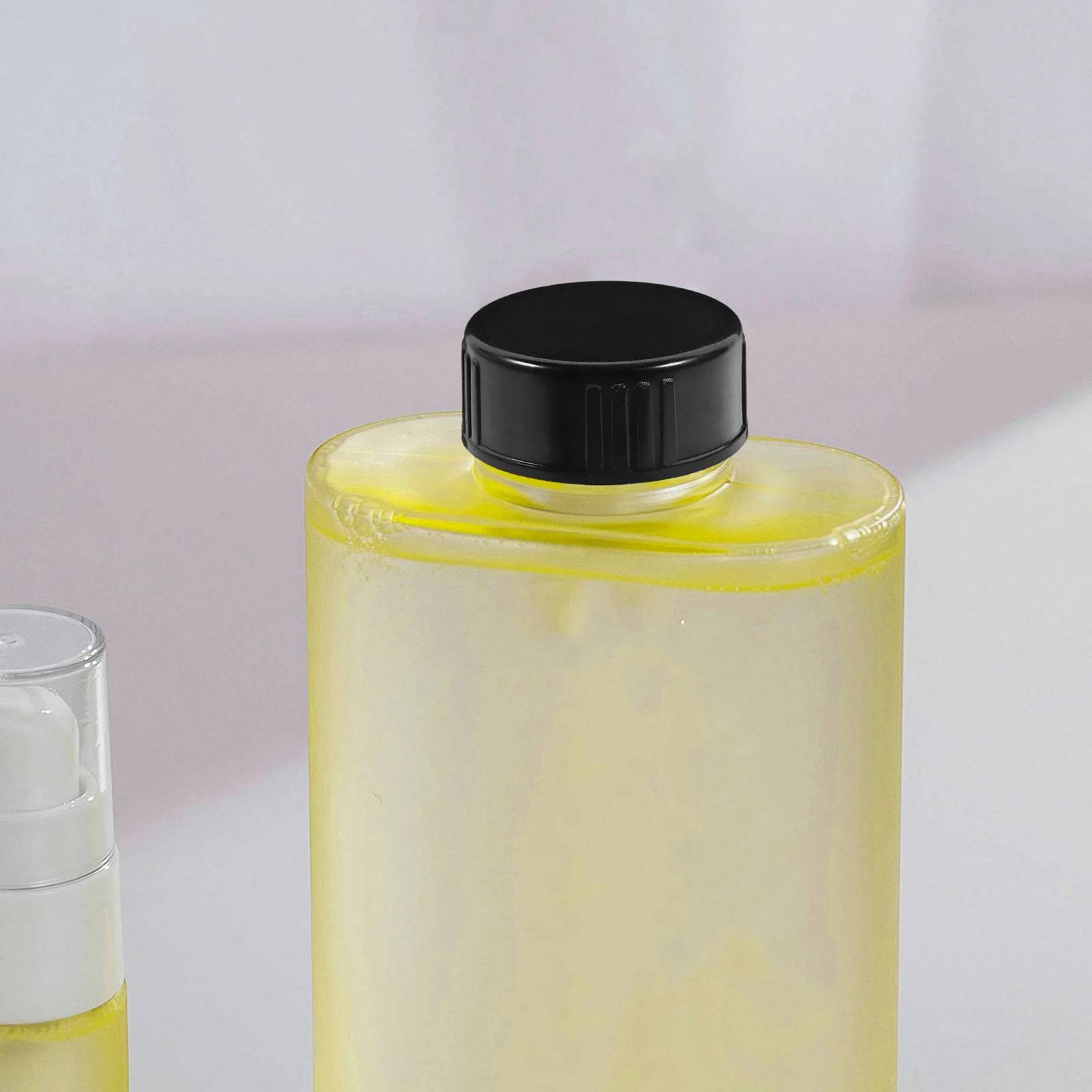 

4pcs Covers Screw Caps Airtight Beverage Bottle Lids Tamper Proof Seals Plastic Cone Area Durability Spiral