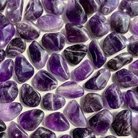100g Natural Amethyst  Crystals Tumbled Polished Stones Faux Gemstone Bulk, Reiki Healing Stone, Home Decor Rocks 4