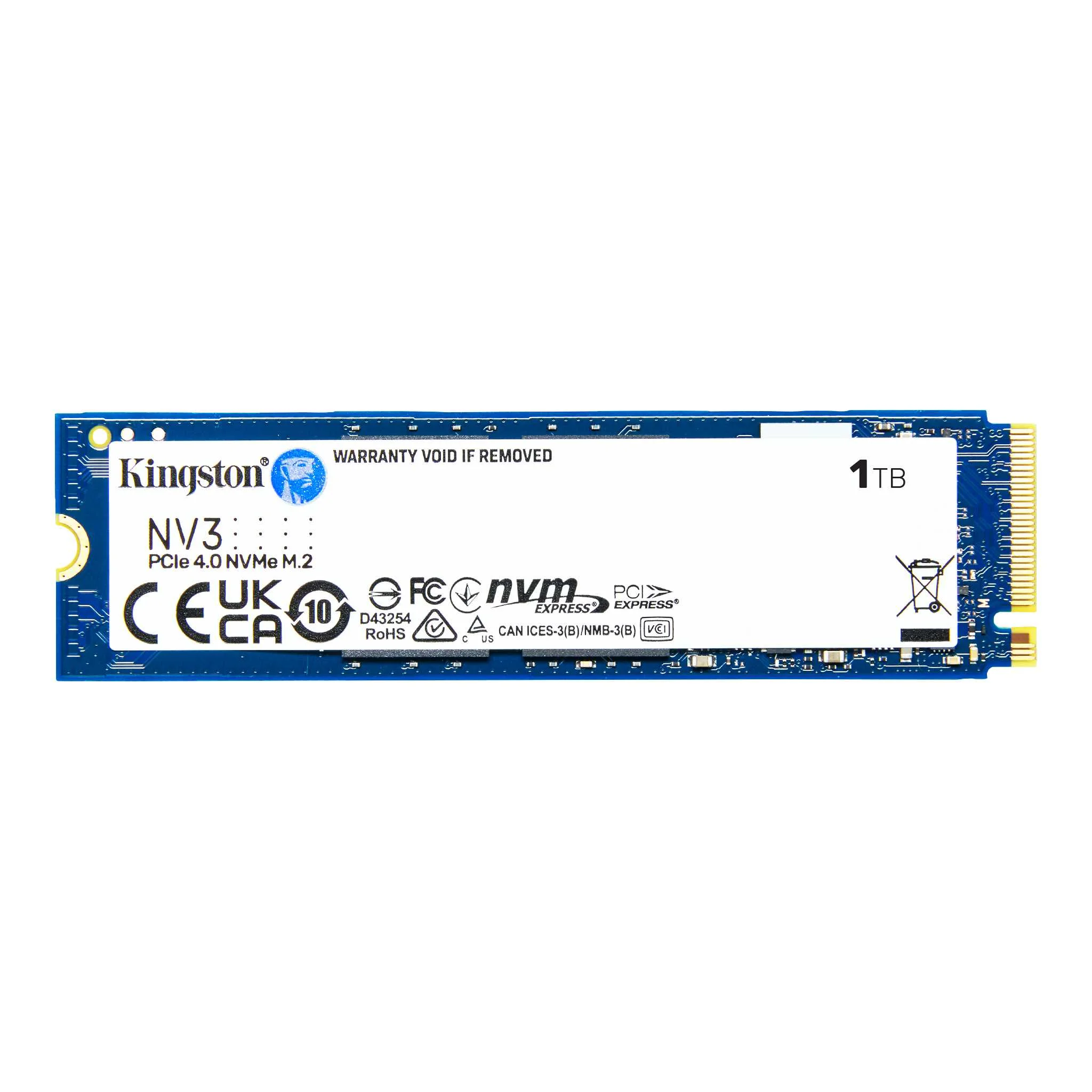Immagine 6: Kingston NV3 PCIe 4.0 NVMe SSD M.2 2280 500GB 1TB 2TB Disco Rigido Interno a Stato Solido Compatibile con Desktop e Laptop PC