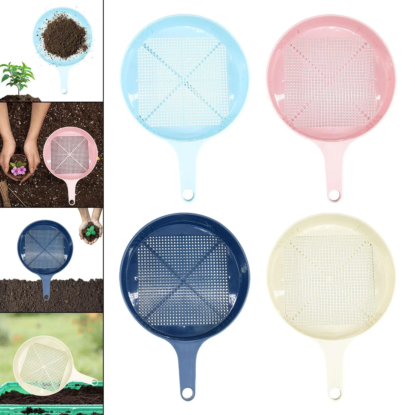 Gartenarbeit Bodensieb Garten Handwerkzeug Siebschaufel Garten Pflanzsieb