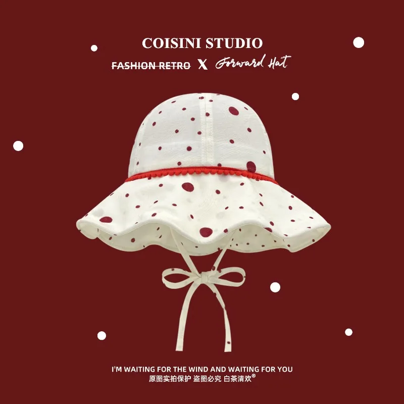 chapeus-de-sol-femininos-coreanos-com-laco-de-bolinhas-e-alca-estilo-bucket-para-primavera-e-verao-protecao-solar-versatil-chapeu-de-sol-doce-com-renda