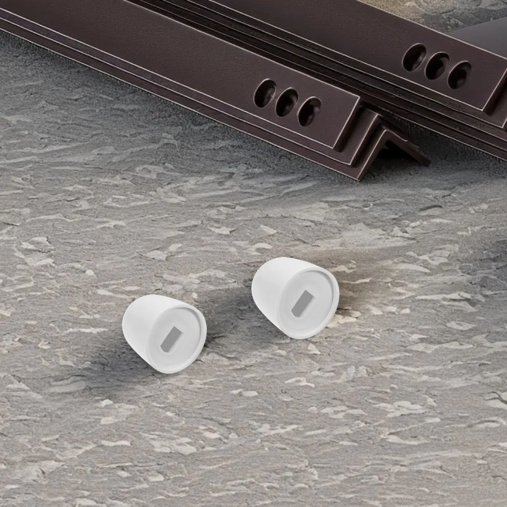 

8pcs Universal Toilet Bolt Caps Plastic Decorative Covers For Bathroom Floor Bolts Durable Hardware Set Accessory