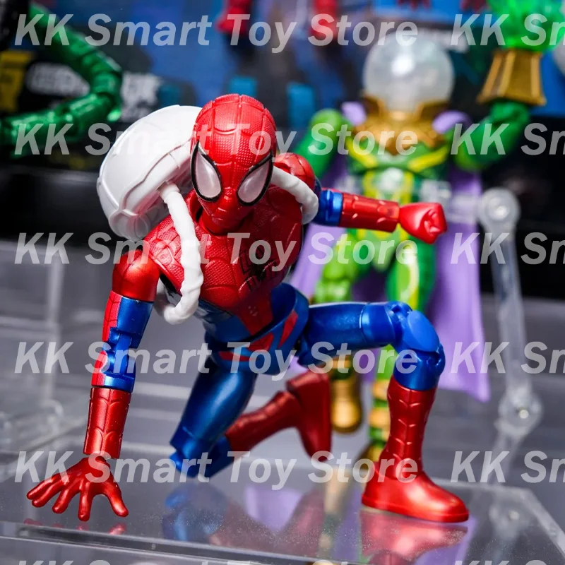 New Blokees Marvel Heroes All-Star Edition المجلد. 5 شخصيات الحركة صندوق أعمى تجميع نموذج اللعب الرجل العنكبوت جوين سترايكس لعبة هدية #5