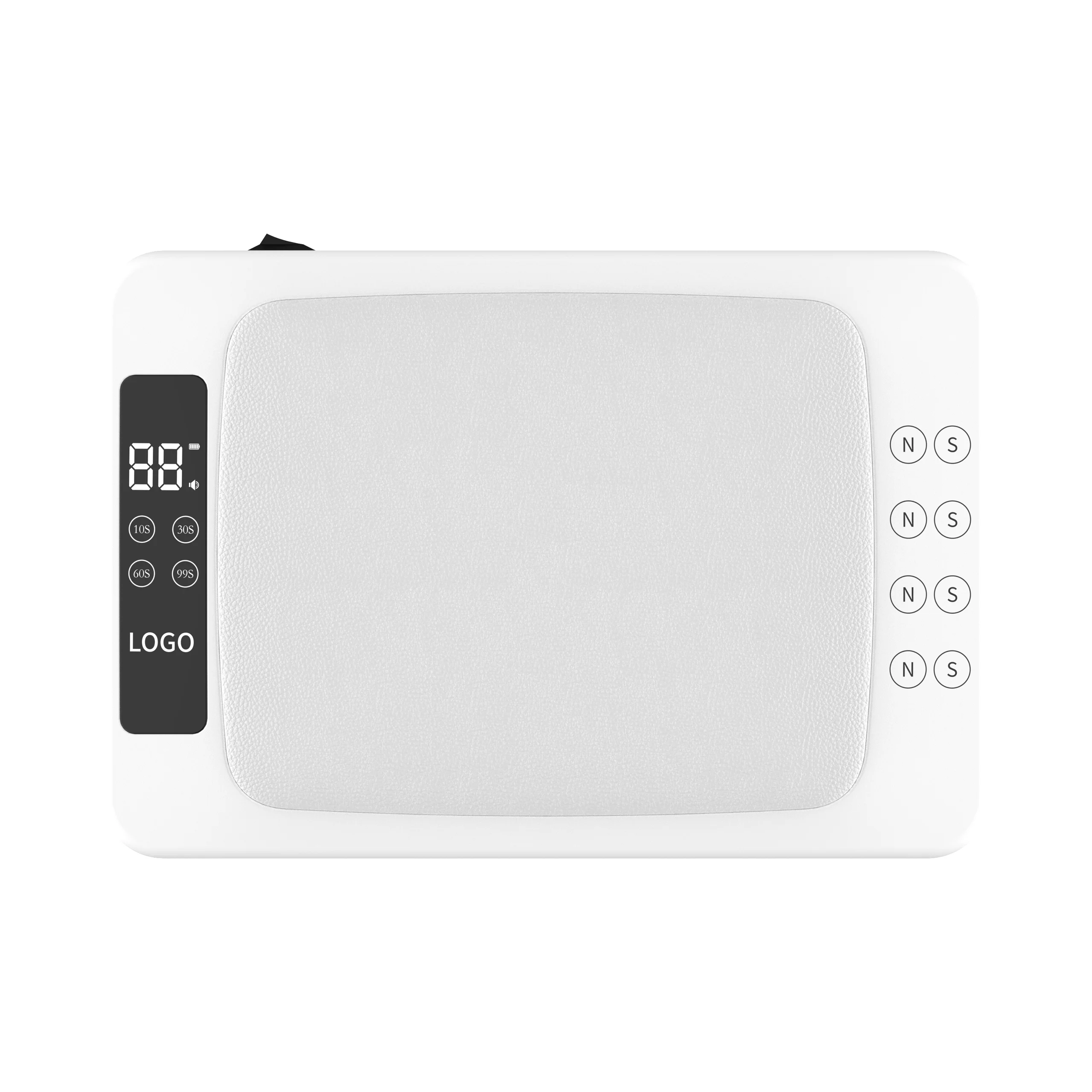 Secador de esmalte de uñas de Gel con lámpara UV recargable portátil profesional de 60 uds con LED y fuente de alimentación eléctrica tipo enchufe de la UE