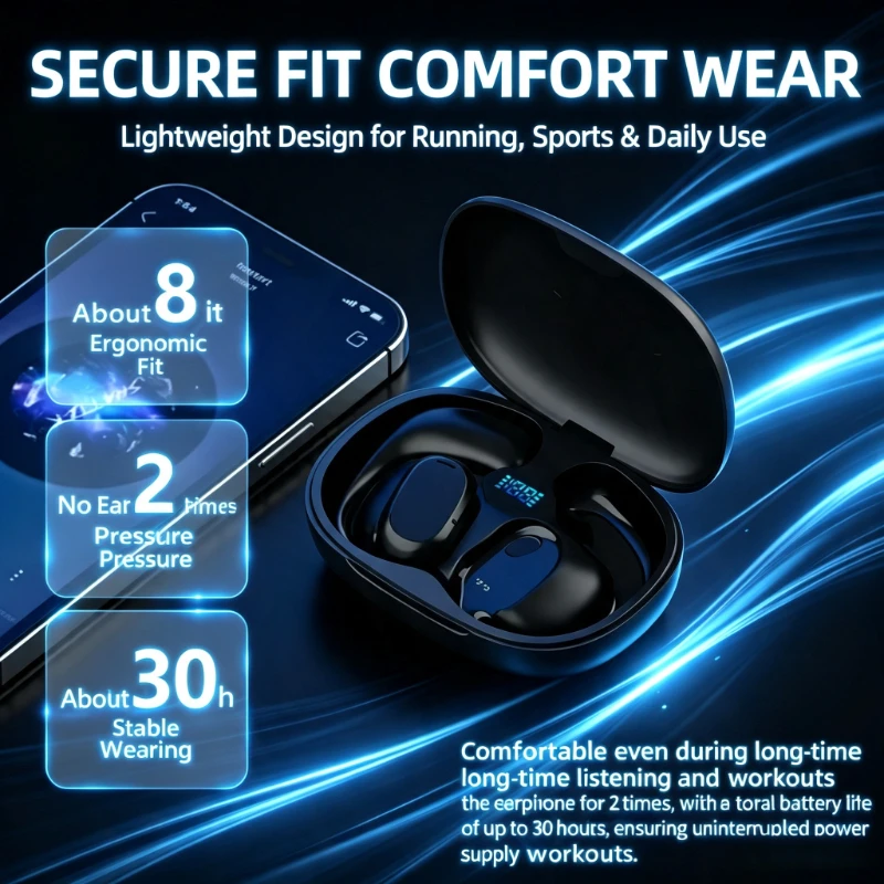 GT280 Touch Control Wireless Bluetooth Earbuds Outdoor Sports Earphones Digital Display Charging Bin Headset For Music Lovers