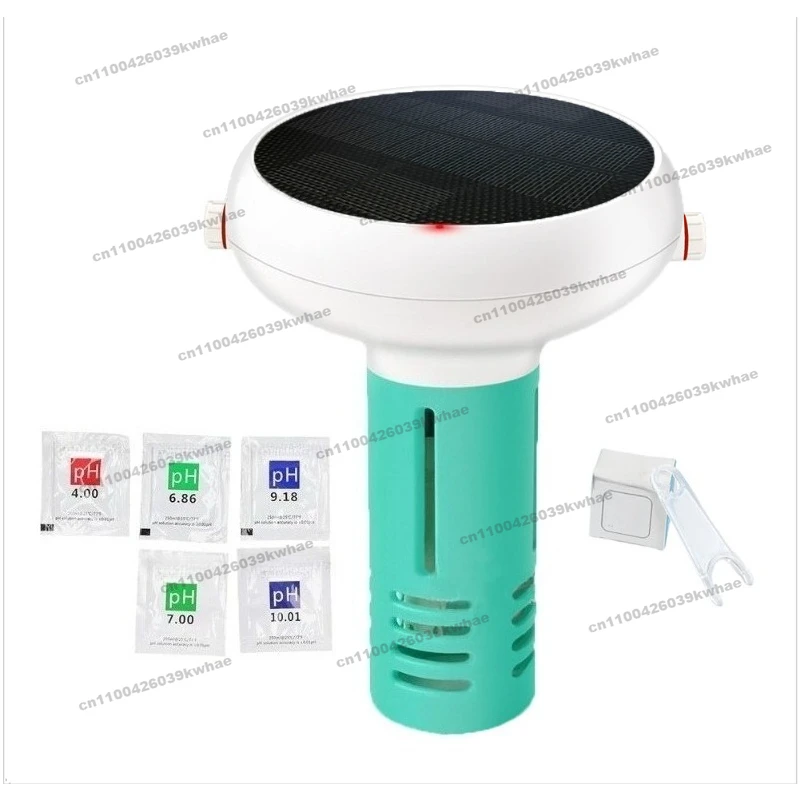 For New Wireless WiFi Monitoring Water Quality Tester Solar Swimming Pool Ph Residual Chlorine Detection