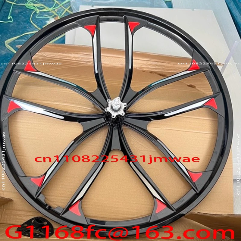 High Quality 24/26/27.5-inch Bearing Magnesium Alloy Integrated Wheel, Mountain Ten Blade Bare Wheel