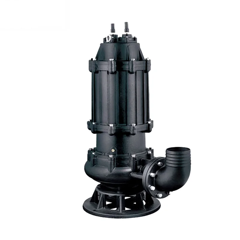 Stazione di pompaggio delle acque reflue Pompa sommergibile per liquami con draga di aspirazione verticale minerale con taglierina per coltelli