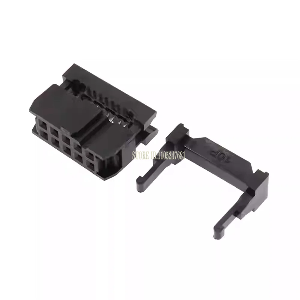 5/10PCS FC IDC Socket Connector 2.54mm Pitch 6-64 Pin Female Header for 1.27mm Flat Ribbon Wire