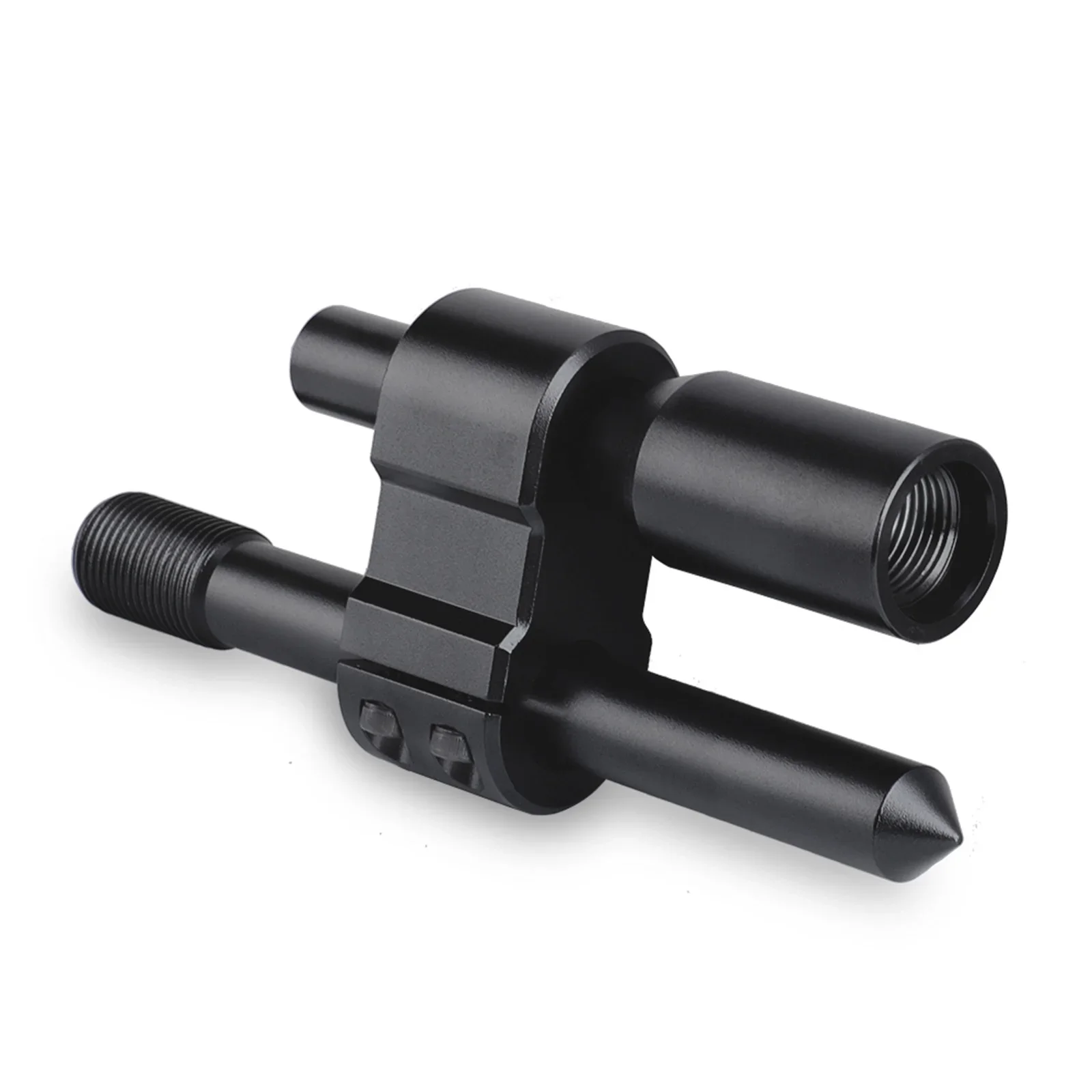 Picture 3: Universal Extension Adjustable Extender Gear Shifter With Three Adapters 8MM 10MM 12MM Car H Type Aluminum Gear Shift Knob