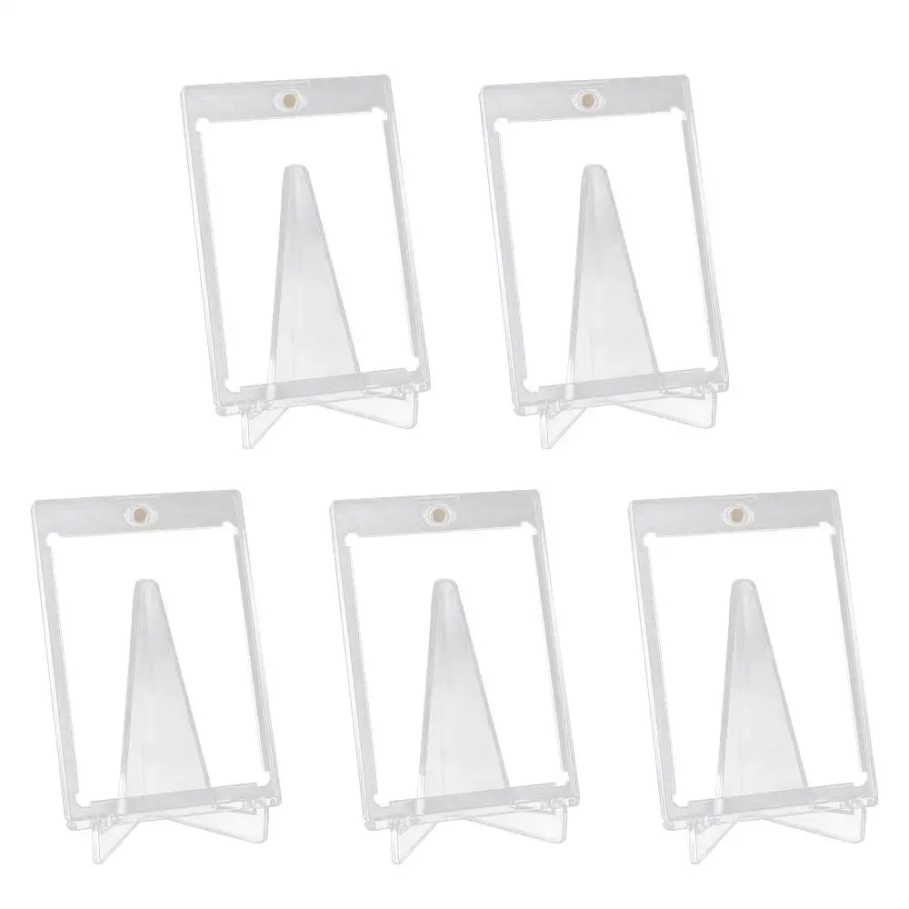 

35PT магнитный держатель для карт жесткий пластик акриловый чехол для спортивных звездных карт защита от ультрафиолета прозрачные защитные приспособления для карт идол фотокарточки