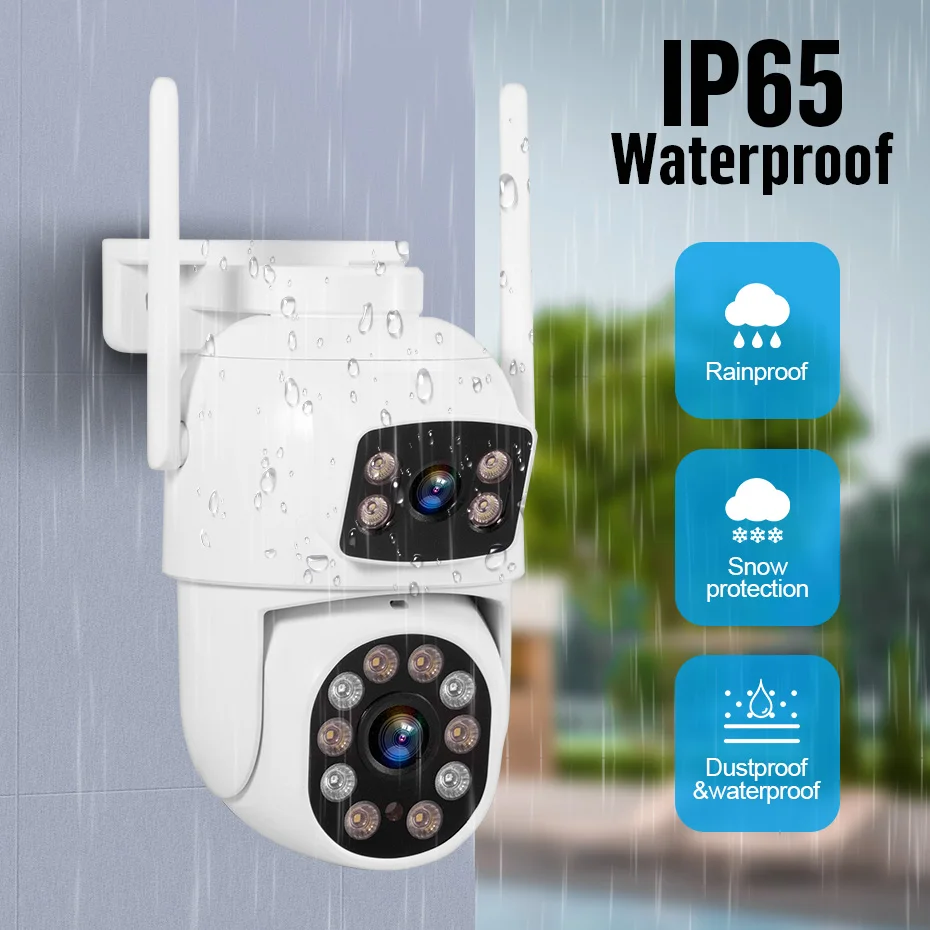 Fuers 4G Kamera 6MP PTZ Kamera Outdoor SIM Karte Sicherheit Kamera CCTV Überwachung Farbe Nachtsicht Motion Detect Auto Tracking