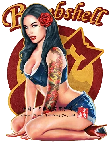 

Сексуальная женская наклейка Pinup подходит для Bombshell Girl, наклейка для носа, США, ВВС