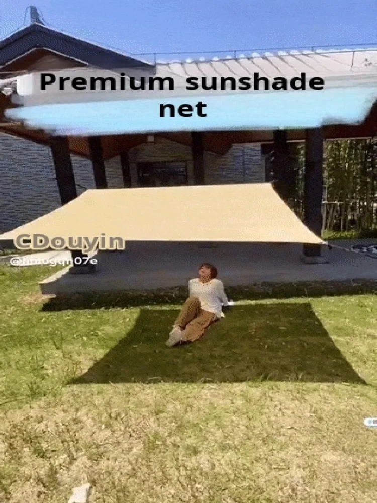 

Roof sunshade net balcony outdoor sun protection net edge insulation net punching sunshade sail