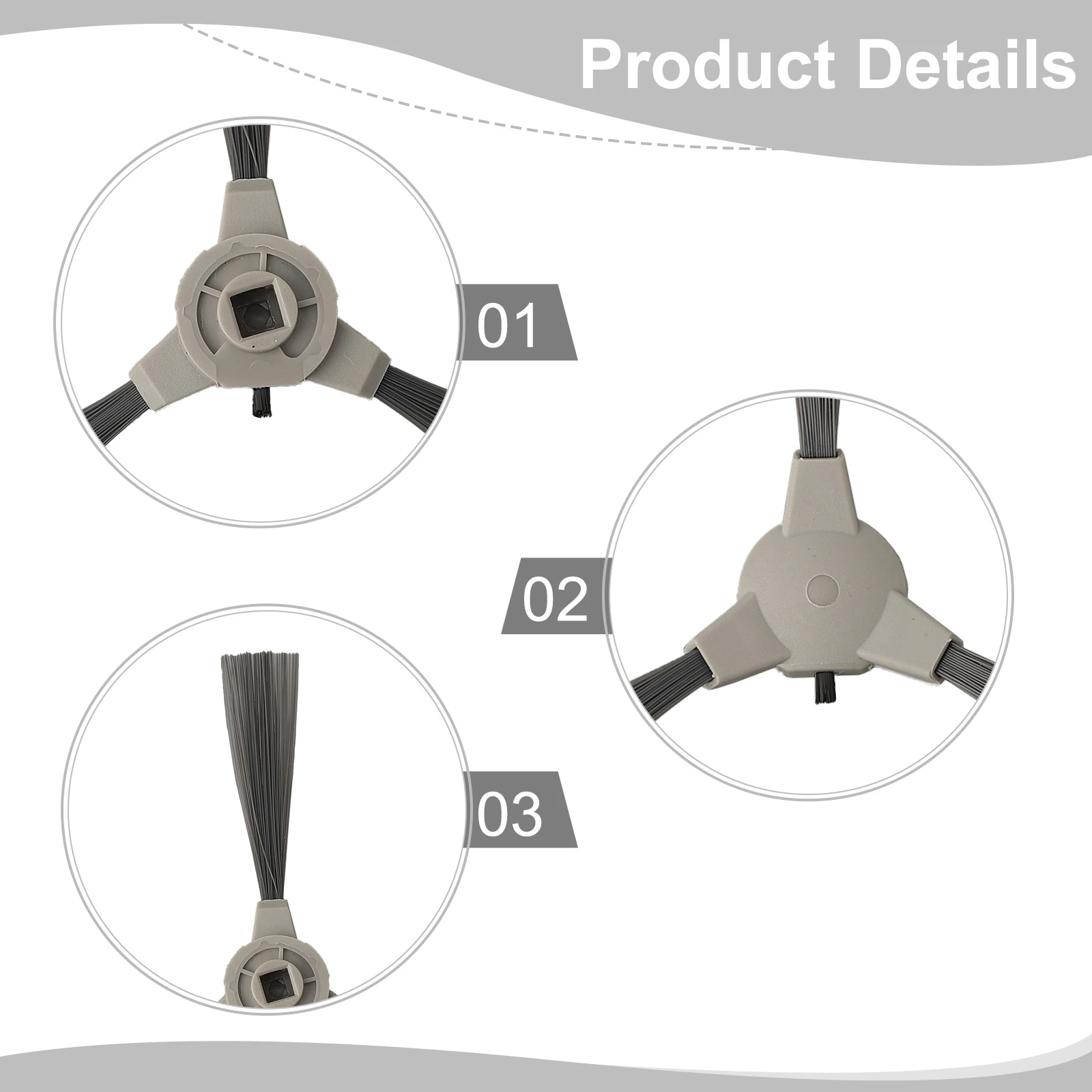 Cepillo Lateral para Robot aspirador SUZUKA PRO GEN 2, repuestos de limpieza del hogar, accesorios de repuesto, 6 uds.