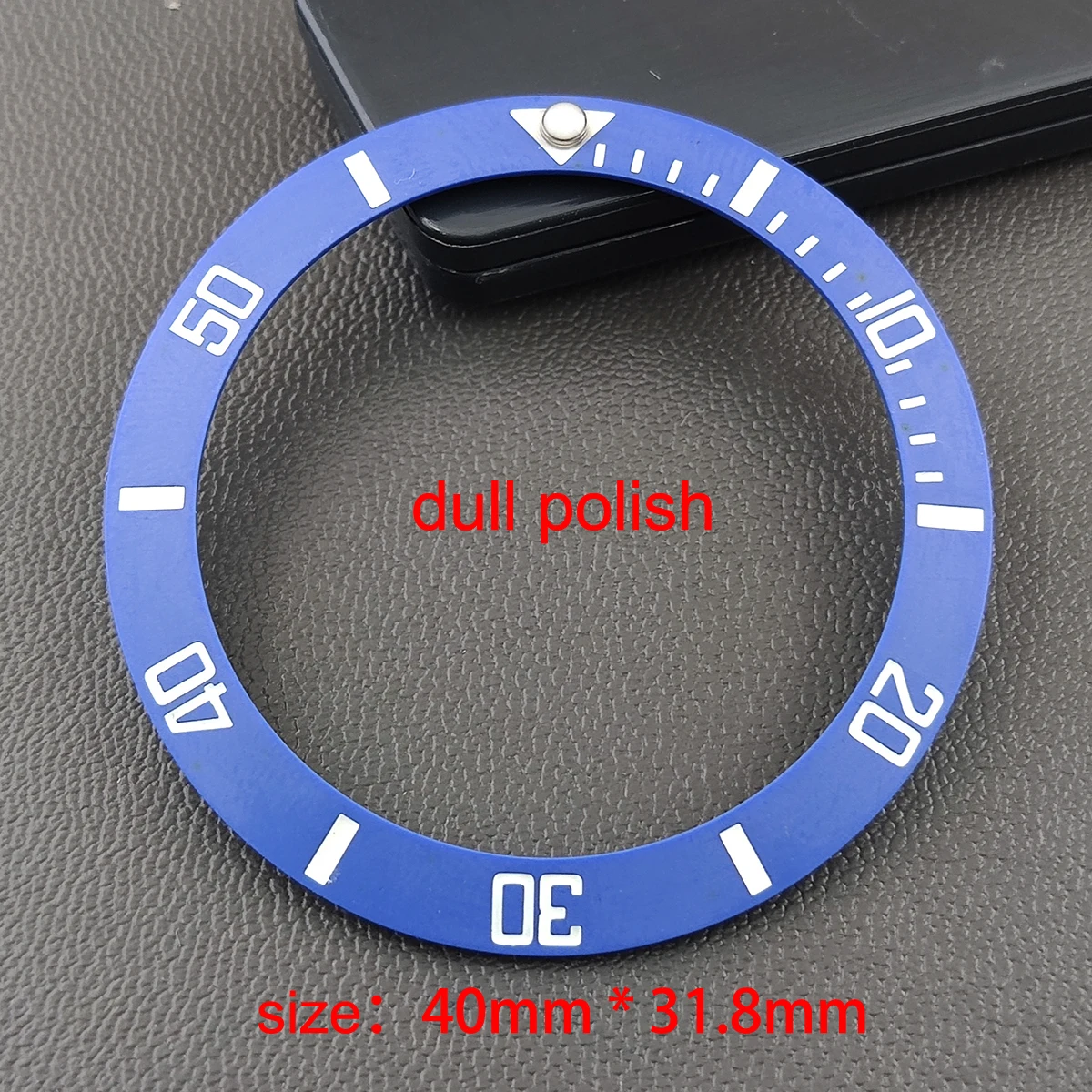 슈퍼 루미너스 세라믹 베젤 인서트, 다이버 교체, 시계 액세서리 부품, 경사 40*31.8mm