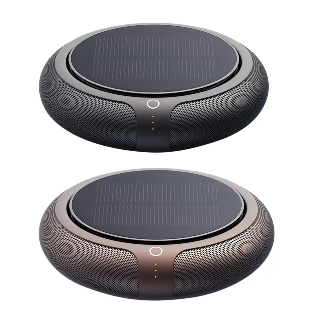 

Car Mini Solar Freshener Diffuser Negative Ions Air Cleaner High