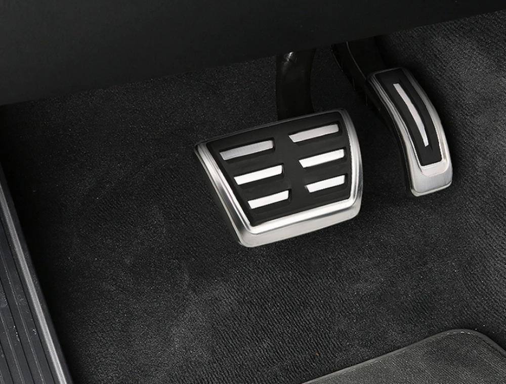 Auto-Fußpedale für Volkswagen VW UP Zubehör Skoda Citigo SEAT Mii 2011~2022 Gaspedal Bremspedal Edelstahl-Pedalauflagen – Detail 1