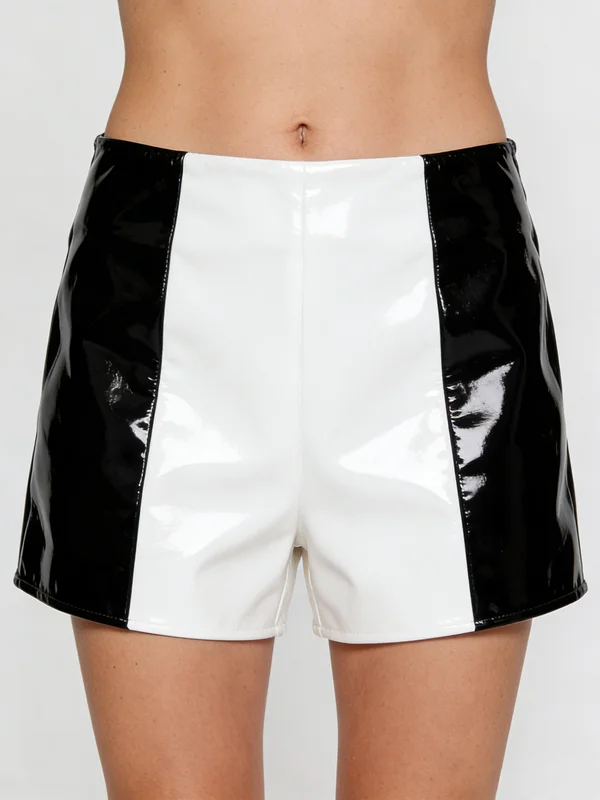 

Premium Natural Rubber Latex Shorts High Shine Bodycon Design for Party Club & Night Out Masquerade