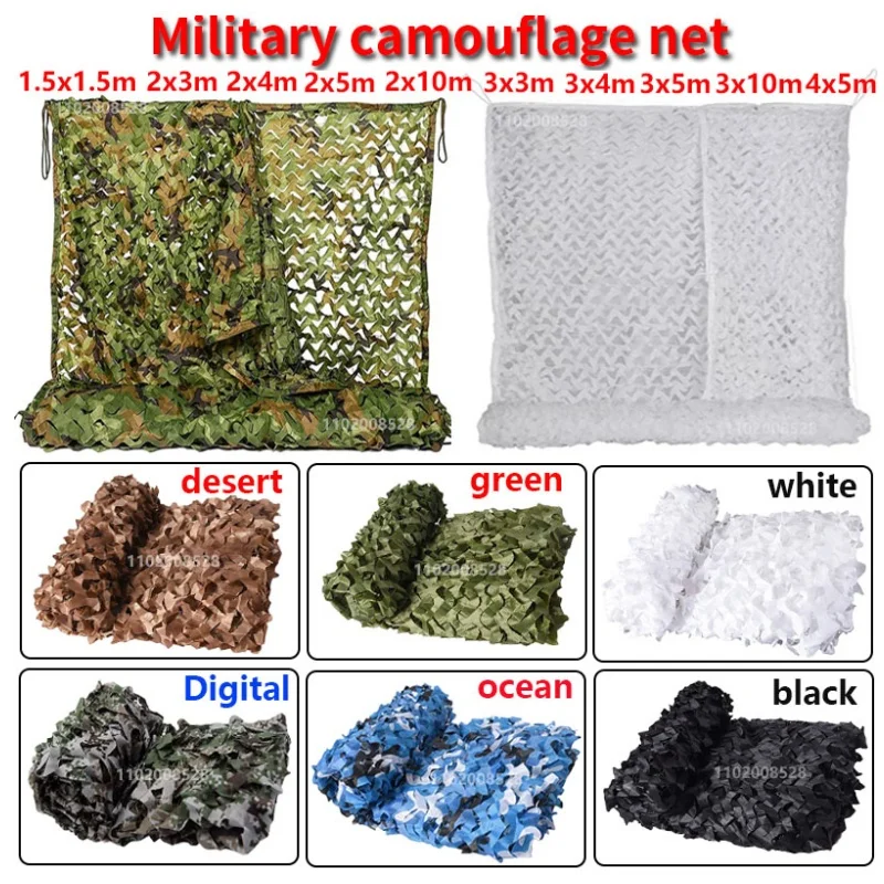 Gazebo militaire camouflage net ombre camouflage net jardin décoration net vert jungle camouflage blanc camouflage beige