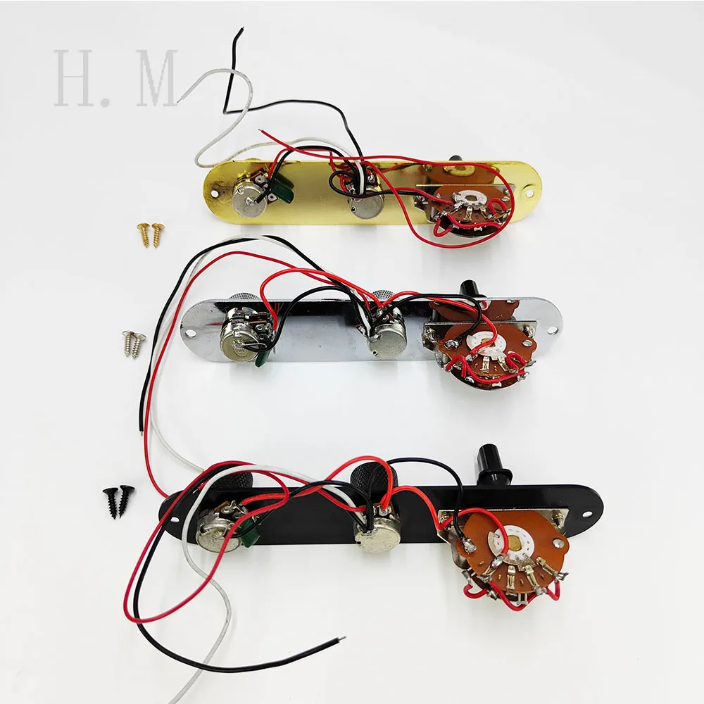 3 طريقة التبديل ميتالور تيلي لوحة التحكم سلكية مسبقًا لتيلي المذيع مع مقبس الجيتار لوحة دوائر كهربائية للجيتار