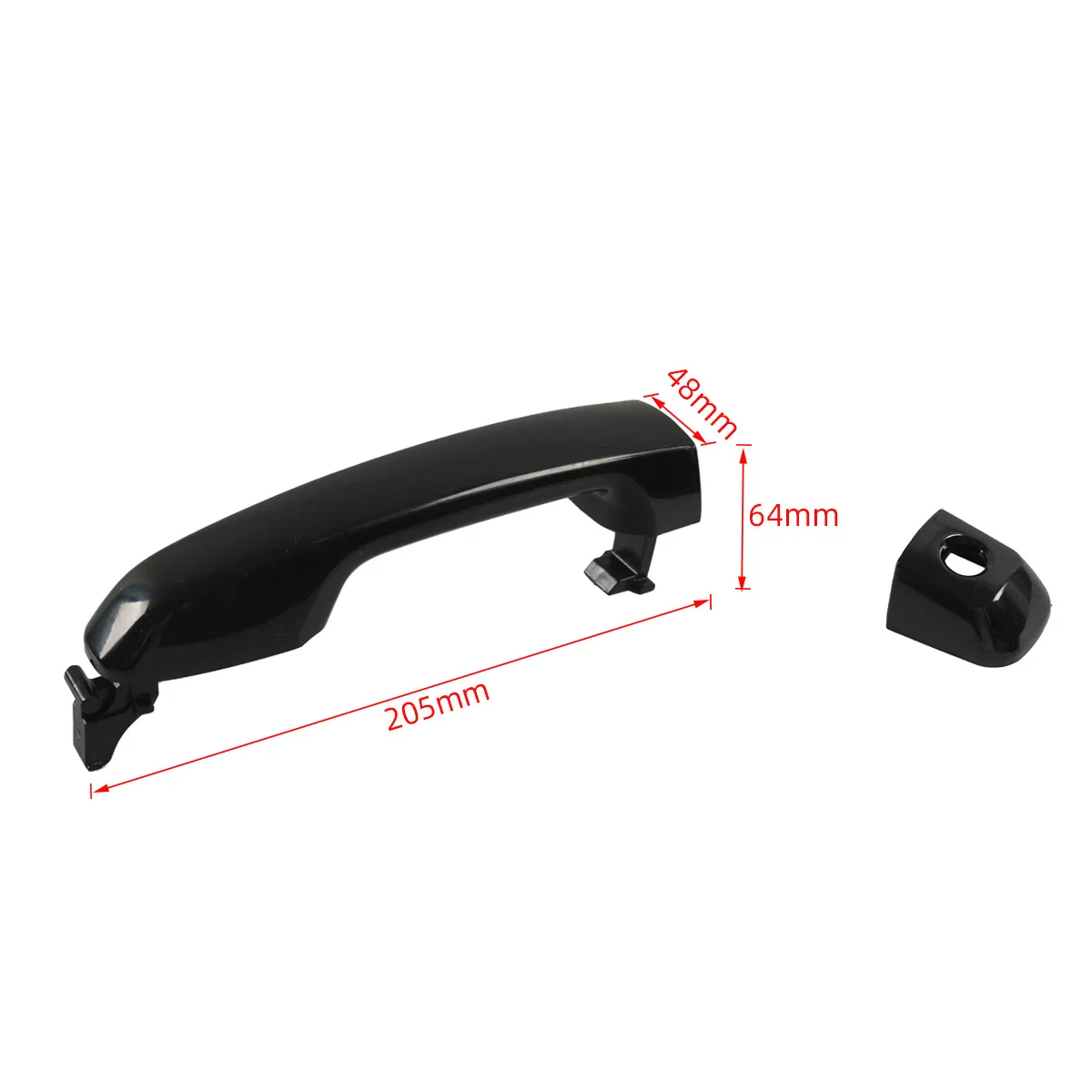 2pc Outside Outer Exterior Door Handle Front Rear Door for Toyota 4Runner  2010 2011 2012 2013 2014 2015 2016