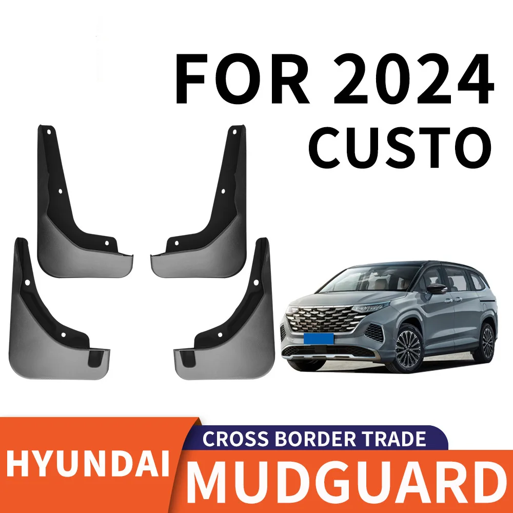 

For 2024 Hyundai CUSTO mudguard Mudflaps Front Rear Flares Splash Guards Cover Car Accessoie