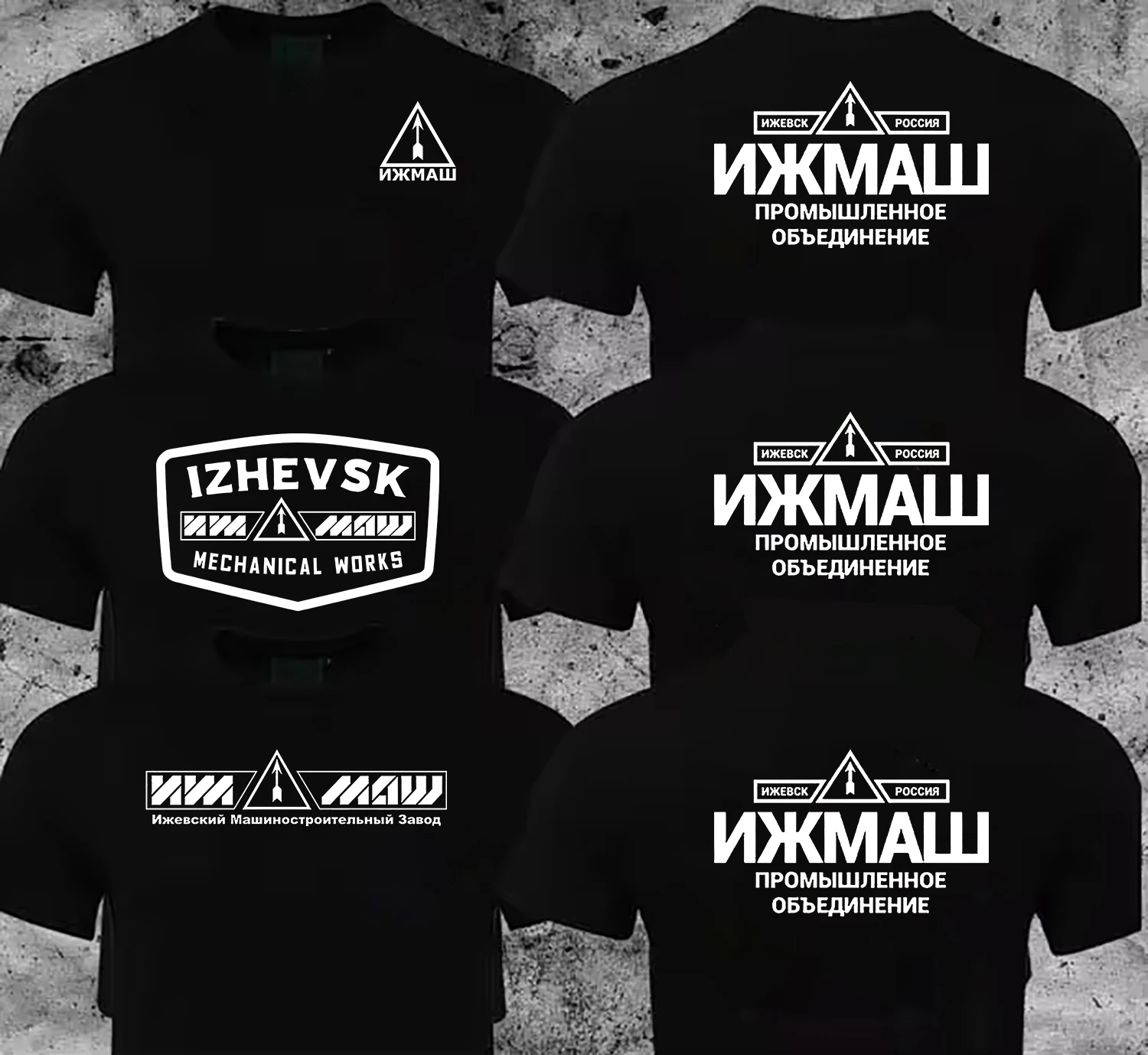 Izhmash Industrial Association Izhevsk Russia AK Factory T Shirt Men Nostalgia Retro Streetwear T-Shirt Fashion Tops Tee Shirt