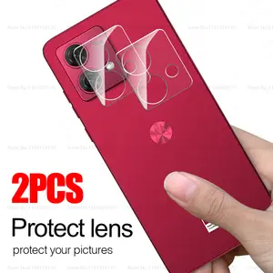 Bilashmart Motorola Moto G84 Case 2 3D Curved Camera Tempered Glass Motorola G54 5G G24 G14 4G Lens Protector Cover G 84 54 24