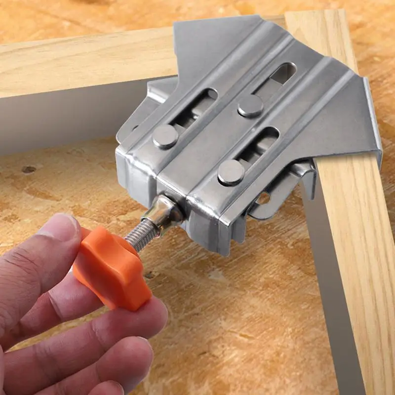 90 Degree Positioning Squares Right Angle Clamps for Woodworking Corner Clamp Carpenter Clamping Tool for Cabinets