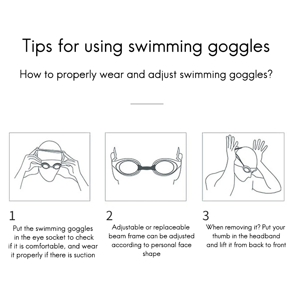 Professional Swimming Glasses for Kids Adults Racing Game Swimming Anti-Fog Glasses Swimming Glasses