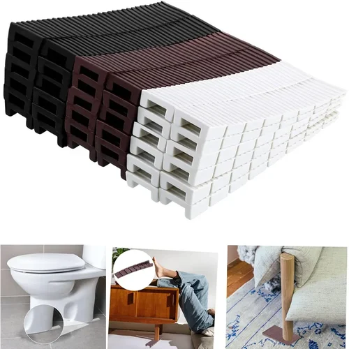 Cuñas niveladoras de muebles, cuñas de plástico multiusos, niveladores compuestos para nivelar mesa, armario, puertas y ventanas, 5/10/12 Uds.